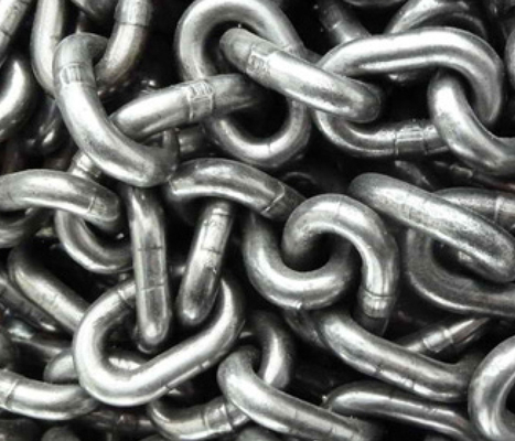 High Strength Hot Dip Galvanized Mooring Chain for Marine / Offshore Industry