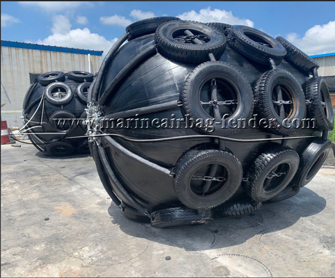Natural Rubber Marine Inflatable Fender Anti Explosion For Shipyard