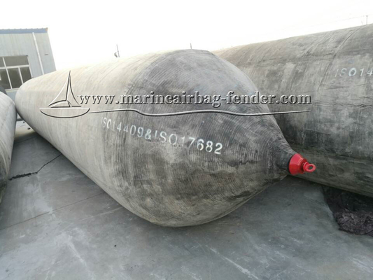 Size Customized Marine Airbag Anti Tearing Black Inflatable Rubber Airbag