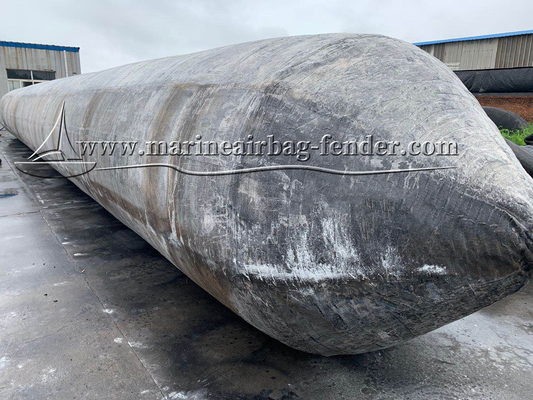 Size Customized Marine Airbag Anti Tearing Black Inflatable Rubber Airbag