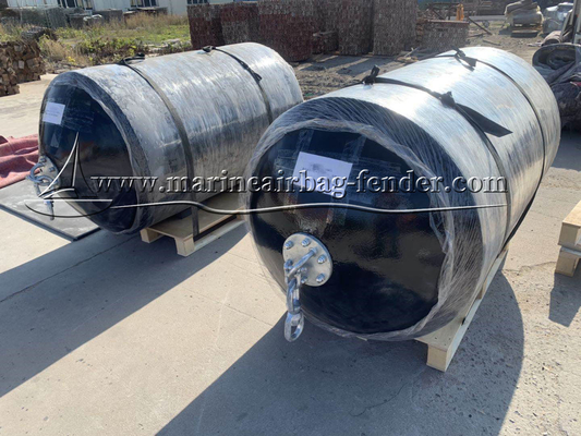 High Density EVA Foam Boat Fender With Polyurea Surface And Chain Tyre Net