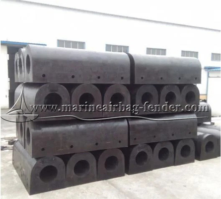 Natural Rubber Rubber Dock Bumpers Marine D Type Fender For Ship And Dock
