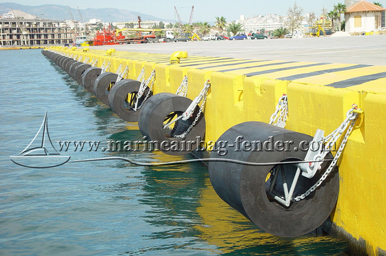Ship Launching Marine Rubber Fender Black With All Accessories