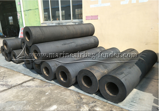 Custom Boat Rubber Fender Cylindrical Marine Fenders Long Lifespan