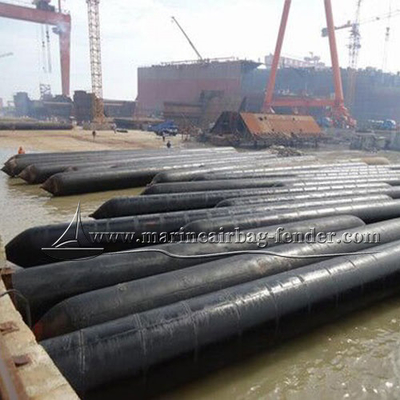 Black Customized Ship Launching Airbag Lifting And Moving Marine Rubber Airbag