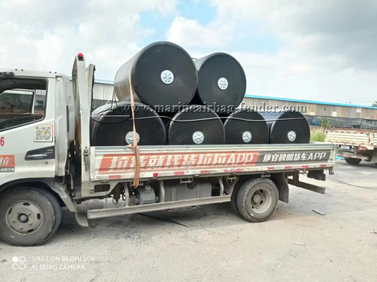 Offshore Buoy EVA Foam Ball Fender PU Coating Skin Ship Berthing