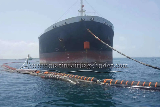 Self Floating Marine Dredging Rubber Hose Heavy Duty With Stainless Steel Flange