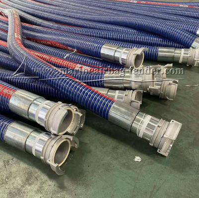 Self Floating Marine Dredging Rubber Hose Heavy Duty With Stainless Steel Flange
