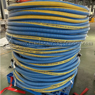 Self Floating Marine Dredging Rubber Hose Heavy Duty With Stainless Steel Flange