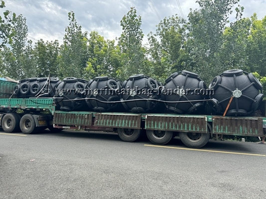 Marine Ship To Ship Floating Rubber Fender Aging Resistant Customized