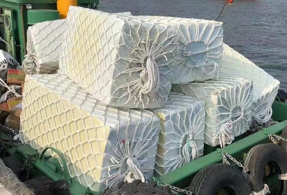 Marine EVA Foam Filled Fender Customized Size / Shape / Color For Boats