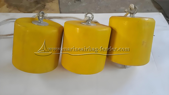 Cylindrical Marine Buoy Customized Ocean Buoy With Solar Panels / Real Time Data
