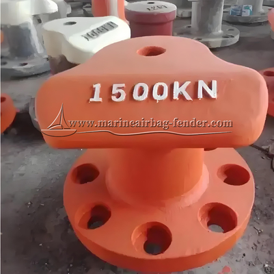 Corrosion Resistant Steel Dock Bollard With Painted Surface Bolted Installation