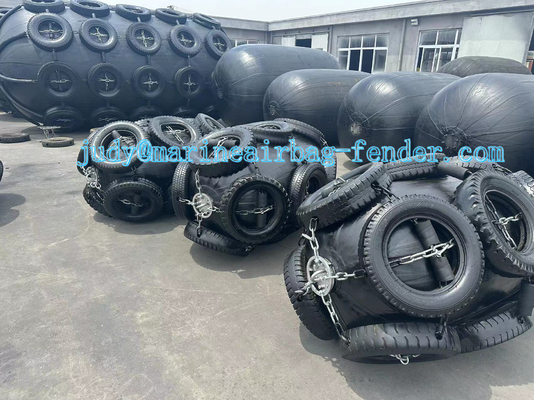 High Tensile Inflatable Rubber Fender Marine For Offshore Applications Easy Working