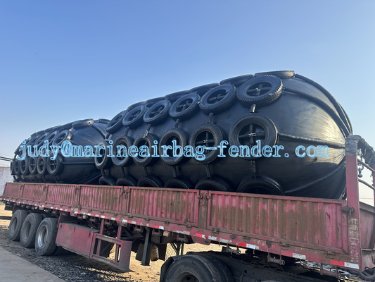 High Tensile Inflatable Rubber Fender Marine For Offshore Applications Easy Working