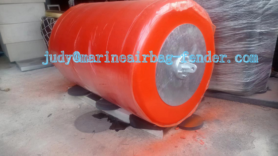 Density 30-120Kg/m3 EVA Foam Fender With Net Chain Tyre Net And Polyurea Outer Material